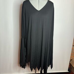 Black witch dress for women size 4X Halloween costume